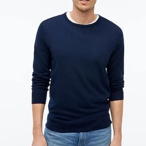 J. Crew Tall Crewneck Rugged Merino Wool-Blend Sweater